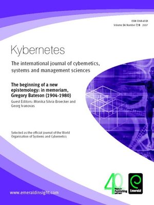 cover image of Kybernetes, Volume 36, Issue 7 & 8